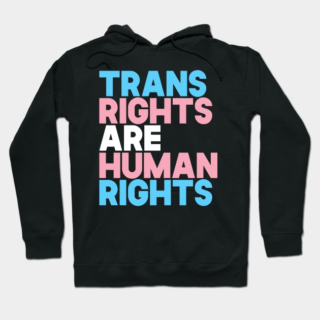 Trans Rights Are Human Rights Hoodie by SusurrationStudio